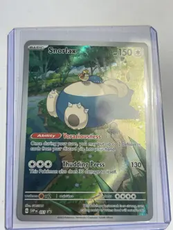 Pokemon TCG Snorlax SVP 051 Scarlet & Violet Black Star Promo - Image 1
