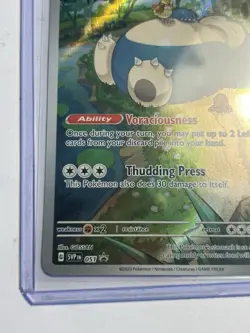 Pokemon TCG Snorlax SVP 051 Scarlet & Violet Black Star Promo - Image 3