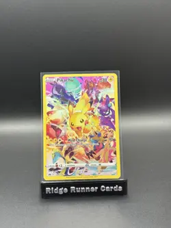 Pokemon Pikachu TCG Crown Zenith Holo Full Art Secret Rare 160/159 - Image 1
