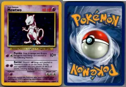 1999 Pokemon, Base Set, #10/102 Mewtwo, Holo Rare (d) - Image 1