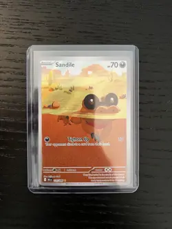 Pokemon TCG Sandile Illustration Rare Black Bolt 135/086 - Image 1