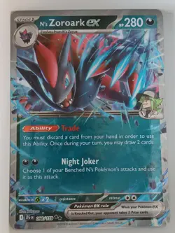 Pokemon - N's Zoroark ex 98/159 Journey Together Double Rare Holo 2025 NM - Image 1