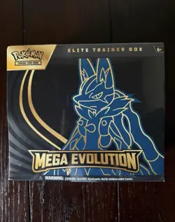 Pokemon TCG Mega Evolution Elite Trainer Box Lucario, Sealed - Image 1