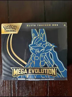 Pokemon TCG Mega Evolution Elite Trainer Box Lucario, Sealed - Image 2