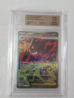 Mega Gengar EX SIR #284/217 Pokemon Ascended Heroes Beckett BGS 10 Pristine - Image 1