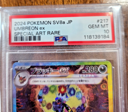 Pokemon 2024 SV8a JP Umbreon ex Special Art Rare PSA 10 Gem MT #217 - Image 2