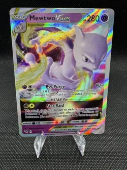 2022 Pokemon GO Mewtwo VSTAR 031/078 Ultra Rare Holo NM SHIPS FAST - Image 1