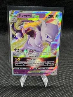 2022 Pokemon GO Mewtwo VSTAR 031/078 Ultra Rare Holo NM SHIPS FAST - Image 4