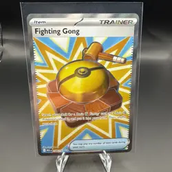Pokemon Fighting Gong 168/132 Me01: Mega Evolution Ultra Rare Full Art Holo NM - Image 1