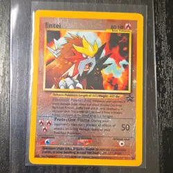 Pokemon Entei 34/64 Promo & Moltres 12/62 Base Set Wizards Nintendo English 1999 - Image 1