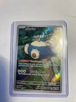 Snorlax SVP 051 Illustration Rare - Pokemon 151 ETB Black Star Promo NM - Image 1