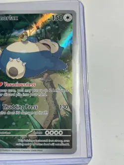 Snorlax SVP 051 Illustration Rare - Pokemon 151 ETB Black Star Promo NM - Image 2