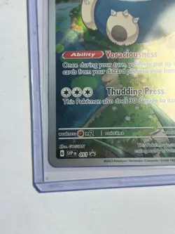 Snorlax SVP 051 Illustration Rare - Pokemon 151 ETB Black Star Promo NM - Image 5
