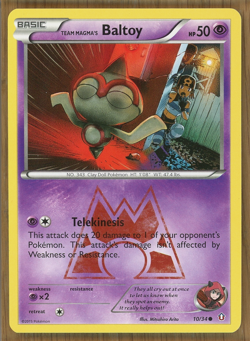 Team Magma's Baltoy 10/34 ~ Double Crisis ~ NM/Mint!! - Image 1