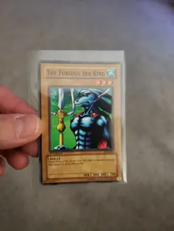 Yugioh! The Furious Sea King LOB-033 Common 1st Edition NM Never Played With - Image 1