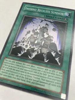 Inferno Reckless Summon DP2-EN025 Duelist Pack 2 Chazz Super Rare Limited LP - Image 2