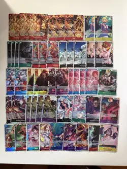 One Piece SR BULK🔥 50 CARDS NM(READ DESCRIPTION FOR CARDS) - Image 1
