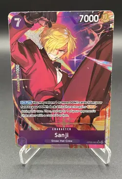 Sanji OP09-065 SR - Super Rare Alternative Art - One Piece - English - Image 1
