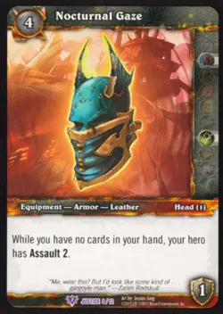 World of Warcraft TCG Nocturnal Gaze - Badge of Justice - Image 1