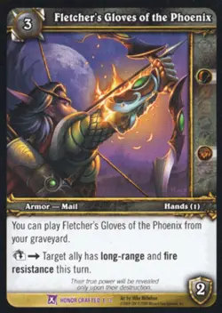 World of Warcraft TCG Fletcher's Gloves of the Phoenix - Crafting Redemption - Image 1