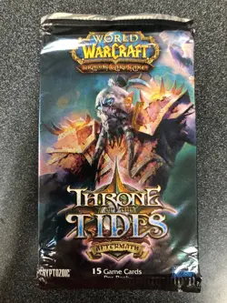 World Of Warcraft Throne Of the Tides 24 Booster Pack LOT For Card Game WOW Box - Image 1
