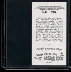 2025 Topps Allen & Ginter #FGW-25 Hammer Shark Mini 50 Fish from Global Waters - Image 2