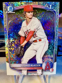 2025 George Klassen Bowman Chrome 1st Mini Diamond Refractor #BCP-63 - Image 1