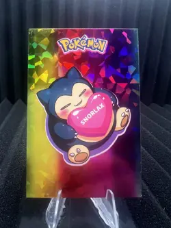 Snorlax Valentine - Rainbow Holo - Electric Pikachu Database - Pokemon - Image 1