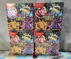 Pokemon TCG Paldean Fates Booster Bundle x4 Factory Sealed Booster Bundles - Image 1