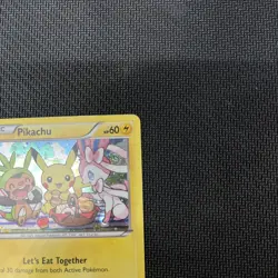 2016 Pokemon Pikachu XY95 Black Star Promo Holo - LP + SWIRL! - Image 4