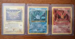Pokemon TCG Fossil Legendary Birds! Articuno, Moltres & Zapdos (2,27,30/62) - Image 1