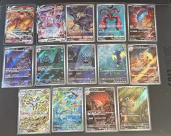 14 Card Lot Of Pokemon Japanese Art Rares Alt VMax Cards Duskull Zekrom Shinji - Image 1