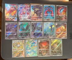 14 Card Lot Of Pokemon Japanese Art Rares Alt VMax Cards Duskull Zekrom Shinji - Image 3