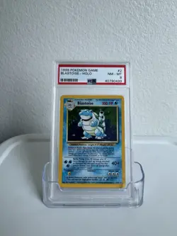 PSA 8 Blastoise Holo Base Set 002/102 – NM Mint – Rare Collectible Pokemon Card - Image 2