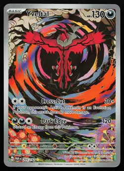 Yveltal 205/182 Holo Illustration Rare Paradox Rift Pokemon Card - Image 1
