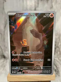 Pokemon TCG Charmander Illustration Rare Scarlet & Violet 151 Card #168/165 NM - Image 2