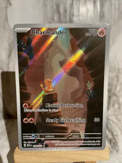 Pokemon TCG Charmander Illustration Rare Scarlet & Violet 151 Card #168/165 NM - Image 4