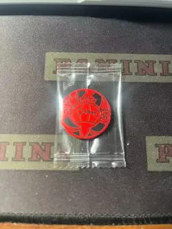 POKEMON CARD OFFICIAL COIN Chandelure Chinese LIMITTED - Image 1