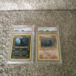 Pokemon Neo Discovery 2001 PSA Graded Holo Umbreon & Houndour Card Lot - Image 1