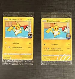 Pokemon Pikachu TCG Promo Card On the Ball, Futsal UK, 001/005, New Sealed - Image 5