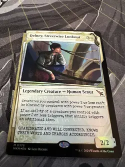 Delney, Streetwise Lookout (Invisible Ink) Foil Card, Near Mint Condition - Image 1