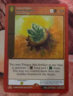 Metazoo Wilderness 1st Edition Petrified Wood Reverse Holo 37/165 RH TCG Card - Image 1