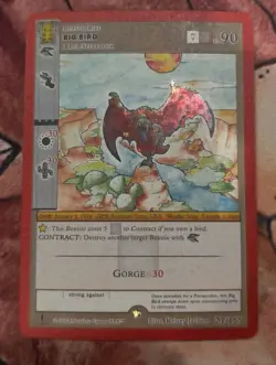 Metazoo Wilderness 1st Edition Big Bird Reverse Holo 21/165 RH TCG Card - Image 1