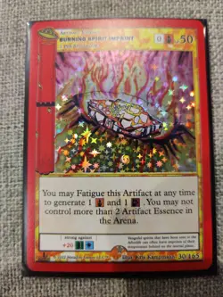 Metazoo UFO 1st Edition Burning Spirit Imprint Full Holo 30/165 FH TCG Card - Image 1