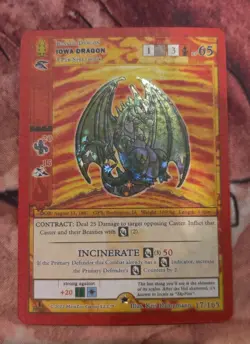 Metazoo Wilderness 1st Edition Iowa Dragon Reverse Holo 17/165 RH TCG Card - Image 1
