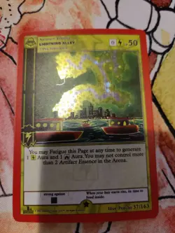 Metazoo Nightfall 1st Edition Lightning Alley Reverse Holo 37/163 RH Card - Image 1