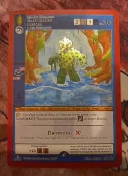 Metazoo Wilderness 1st Edition Green Clawed Monster Reverse Holo 6/165 RH Card - Image 1