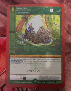 Metazoo Wilderness 1st Edition Chibi Bigfoot Reverse Holo 2/165 RH TCG Card - Image 1