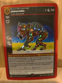 Metazoo Cryptid Nation 2nd Edition Chupacabra Reverse Holo 1/159 RH Card TCG - Image 1