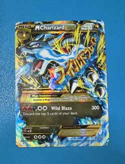 Pokemon Mega M Charizard EX 108/106 Secret Rare 2014 XY Flashfire Card - Image 1